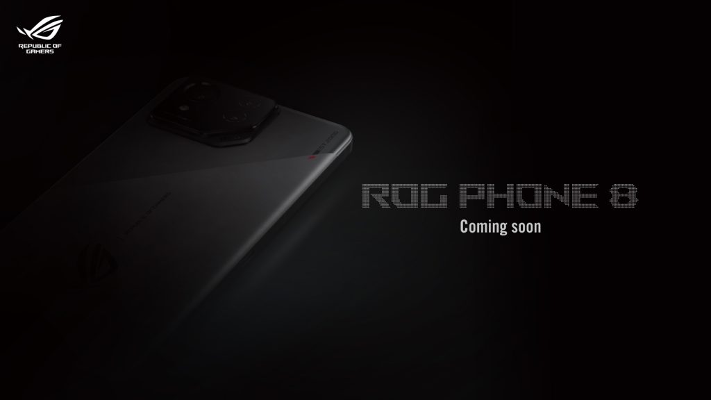 ASUS vihjailee ROG Phone 8 -pelipuhelimesta. 